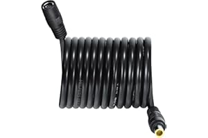 HELPERS LAB 10ft Extension Cable Female to Male Adapter Connector Cable 8mm 7909 DC Power Plug for Jackery Solar 60W 100W Generator Portable Power Station 240 300 500 E500 160 E160 240 E240 and Solar Panel