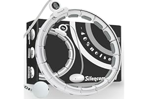 Silencomfort hula hoop fitness dimagrante, Silenzio Smart Hula Hoop, ulaop con peso palla e Contacalorie, Intelligente Professionale, 16 Nodi, Non Cade Mai, per adulti e principianti