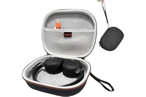 YIEJOYA Custodia per cuffie JBL Tune 510BT /JBL Tune 520BT/500, Eva per JBL Tune 760 NC/JBL Tune500BT / JBL Tune500 / JBL Tune600BTNC On-Ear Wireless Cuffie Bluetooth pieghevoli (nero)