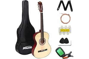 DAWOO 4/4 Size Acoustic Guitar -38 inch Classic Guitar,A Quality Choice for Beginners and Music Lovers.