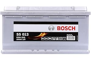 Bosch S5013 Batería de coche 100A/h 830A tecnología de plomo-ácido para vehículos sin sistema Start y Stop