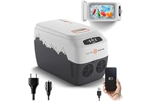 peme Ice on 28,3 l Draagbare Thermo-elektrische koelbox met LCD-Display, USB-aansluiting, stroomvoorziening 12 V/230 V, ideaal voor Camping, Outdoor en Auto