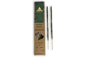 HOSTENATURA Incienso Orgánico Natural Aroma Nature - Hecho a Mano - Sin Productos tóxicos - Sin crueldad Animal (Mirra)