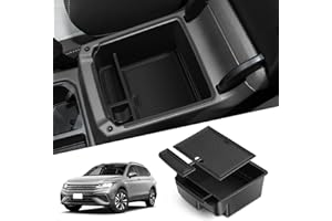 ‎WEIPIN WEIPIN Kompatibel mit VW Tiguan2 SWB LWB 2016-2022 2023/Seat Tarraco 2019+ Mittelkonsole Handschuhfach Armlehne Auto Center Console Organizer Tray Multifunktionaler Aufbewahrungsbox Innenr Zubehör