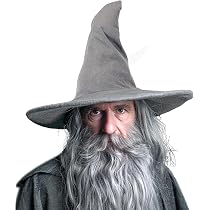 Il Signore degli Anelli - Barba di Gandalf con parrucca Il Signore degli Anelli - Barba di Gandalf con parrucca
