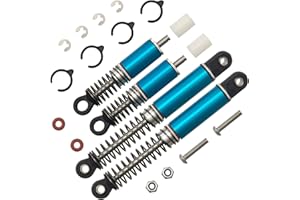 HobbyMarking Aluminum Front & Rear Oil Shocks Absorber Adjustable Dampers For Tamiya Hornet/Grasshopper Upgrade Parts