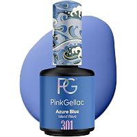 Pink Gellac UV Gel Nagellack 'Tempting Teal' – 15 Ml Blaugrüner Gellack Für 14 Tage Salon-Look, Vegan & Made In Holland