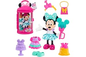 MICKEY MOUSE Minnie, Figurine Fashion articulée 15 cm, 14 pièces , Thème Sweet Party, Jouet pour enfants dès 3 ans, MCN281