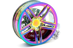 VmG-Store Llavero de llanta de metal diseño 109 colgante para llave