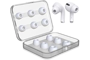 New Bee Zapasowe słuchawki do Airpods Pro 6 par silikonowych końcówek do Airpods Pro (SML)