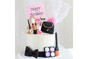 JeVenis maquillaje decoraciones de la torta decoración de tarta de cumpleaños spa artículos para fiestas de spa decoracion de salon de belleza productos para fiestas en salones de belleza