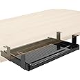 Duronic DKTSX2 Support Coulissant pour Clavier et Souris, Documents, Ordinateur Portable, Tablette | Tiroir sous la Table | S