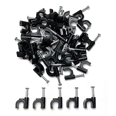 EBOOT Kabelschellen Set - 50 Stück Verstellbare Kabelhalter Für Ordnung