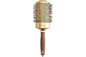 Olivia Garden - Expert Blowout Shine Gold & Brown Hairbrush - 65