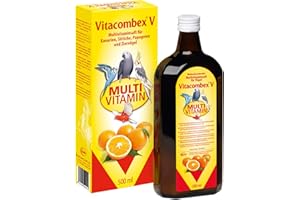 Quiko Combex V – Multivitaminsaft for Canaries, Parakeets, Parrots and Decorative Birds, 500 ml [German Import]
