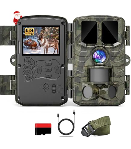 flintronic Cámara de Caza 58MP 2.7K HD, Cámara Caza con Ángulo de