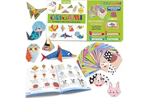 hapray Origami Kit for Kids Ages 6-12 10 Year Olds, with Guiding Book, 152 Paper with 72 Patterns, DIY Art and Craft Projects Activity, Beginners Children's Day Gift Childs Boys Girls