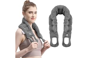 UNCN Extra Long Wheat Bags Microwavable | Neck Shoulder Heat Pad with Handles | Microwave Heat Pad for Back Pain Relief 85×15 CM | Reusable Heat Pads for Pain Relief in Muscles, Joints, Back, & Cramps