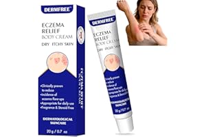 DEEJUNS Itch Relief Cream 20g - for Calming & Comforting Sensitive Skin, Multi-use Formula for face, Hands, and feet, Natural Formula, Smooth Skin Apperance