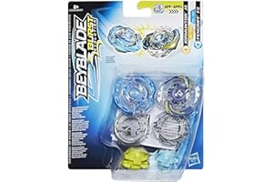 Beyblade Burst Evolution bey jormuntor J2 et fengriff F2 , multicolore - Hasbro European Trading b.v, C2356 - Version Espagnole