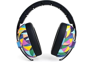Banz Bubzee bébé Protection auditive Cache-oreilles, à partir de 0 mois – 2 ans, kaléidoscope