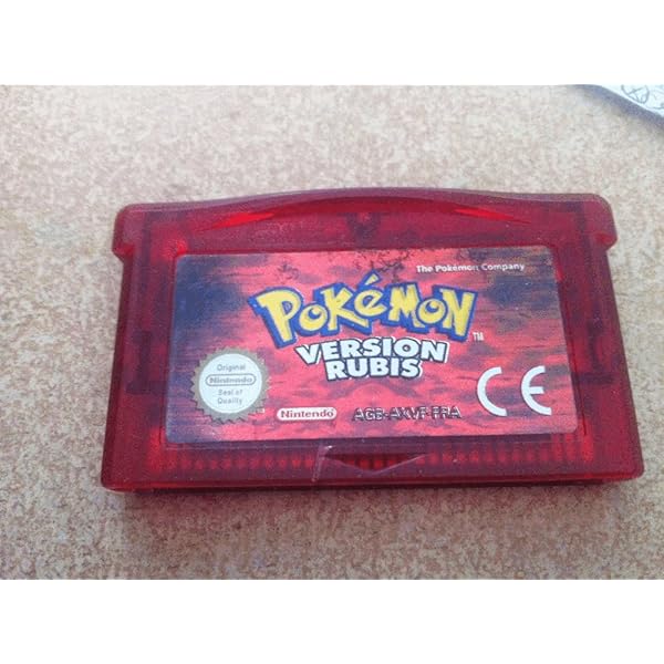 Pokémon Version Rouge Sur Game Boy Color, Français, Bon état, Jeu Rétro
