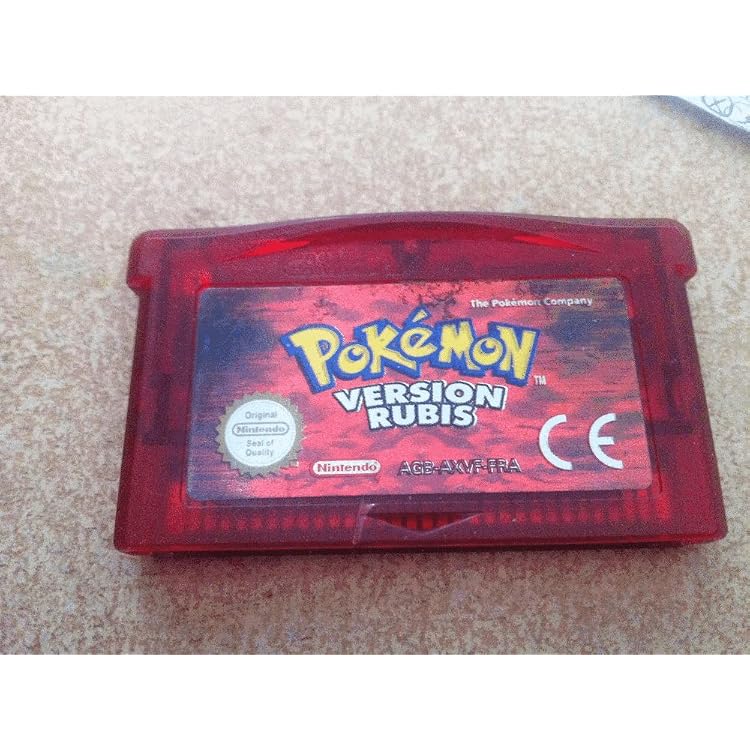 Jeu Pokémon Version Rouge (Dracaufeu) Game Boy Advance - Cartouche Très Bon État