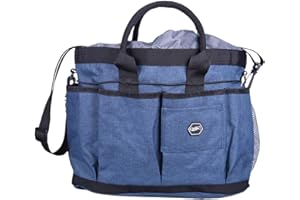 ARBO-INOX Putztasche Abnehmbarer Schultergurt Handgriff groß (Blau)