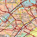 Image de Carte Plastifie Roule Environs de Paris