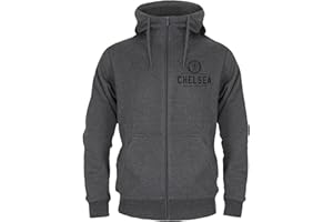 Chelsea FC Officiel - Pull zippé à Capuche thème Football - Polaire - Homme