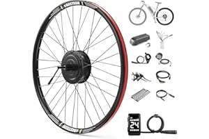 Varstrom Kit di conversione per bici elettrica posteriore da 36 V 250 W, mozzo ruota posteriore da 26" 27,5" 28" 29" 700C, kit di conversione per bici elettrica, con display DZ40