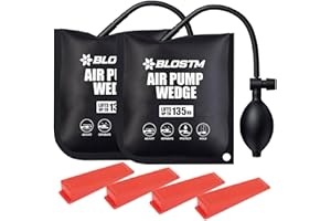 BLOSTM Coussin De Montage Gonflable Air Wedge Pump pour Installation des Portes, Fenêtres Soulève Jusqu'à 100 Kg - Paquet de 2