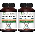 Pure Nutrition Ultra Calcium 1000mg with VIT D3 + K2 | 180 Tabs (90 X Pack of 2) | Highly absorbable Supplement with Calcium Citrate Malate, VIT D3, K2, Moringa Oleifera, Magnesium and Zinc.