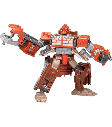 Transformers: Legacy Evolution Deluxe - Action Figure Axlegrease Da 14 Cm, Convertibile In Veicolo Fuoristrada, Con Accessori