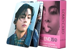 PYAJUU V Photocards KPOP V FRI(END) S Album Cards 55PCS Kim Tae Hyung Lomo Cards Gift for Fans V Merch Taehyung Photocards Set