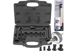 TECPO Ventil Federspanner Werkzeug Satz Ventilläpper + Ventilschleifpaste