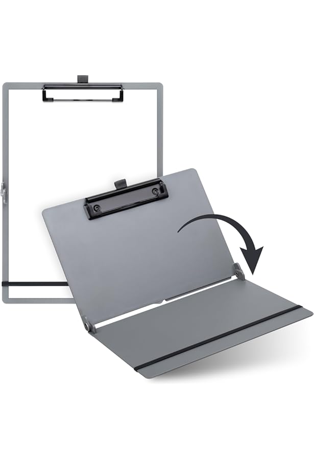 Porte-menu Clipboard SIGEL KB121 - Avec Clip Magnétique Pour 20 Feuilles A5, Couverture PU Résistante - Beige, 16,5 X 23,5 Cm