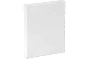 Lienzos Levante Lienzo de Algodón en Blanco, Listones 46x32 mm 3D, Imprimación Óleo, 41x33 cm 6F