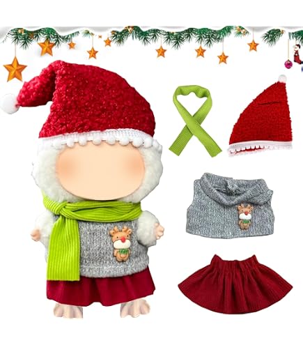 Set di Vestiti Bambole da 17cm, Kawaii Abiti a Tema Ciliegia Include