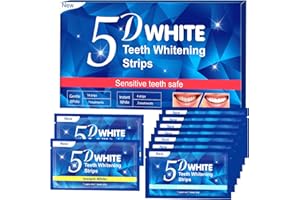 CELAKEETY Teeth Whitening Strips, Tooth Whitening Kits, at Home Teeth whitening Strips14 Sensitive Strips + 4 Instant Strong Whitening Strips for Teeth