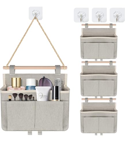Wandbehang Organizer Mit Taschen – 40x25x9,5 Cm Stoff-Aufbewahrungskorb, Wasserdicht Für Bad, Büro, Schlafzimmer