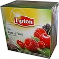 Lipton Black Tea - Forest Fruit - Premium Pyramid Tea Bags (20 Tea Bags)