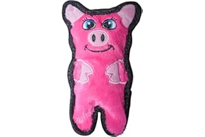 OUTWARD HOUND Plush Puppies Mini Invincible Pig, Small, Pink