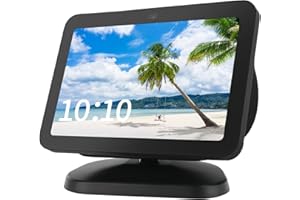 DINGBIU Adjustable Stand for All-new Echo Show 8 (3rd Gen), Magnetic Mount Accessories Compatible with All-new Echo Show 8 3rd gen, 360 Degree Rotation Tilt and Anti-Slip Base (Black)