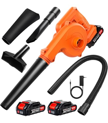 Aspirateur-Souffleur Fartools 2800W - Variateur Vitesse 10000-16500tr/min, Sac 40L, Râteau Frontal