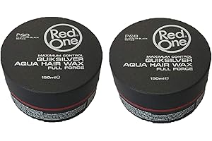 RedOne Aqua Hair Gel Wax Grey Lot de 2 flacons de cire pour cheveux 150 ml
