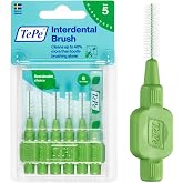 TePe Aray&uuml;z Fır&ccedil;ası, Orijinal, Yeşil, 0.8mm/ISO 5, 6 adet | Plak Temizleme, Diş Aralarında Etkili Temizlik, K&uuml;&ccedil;&uuml;k Aralıklar İ