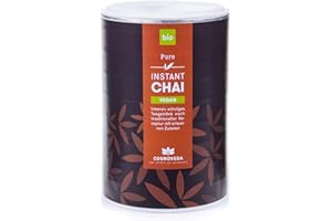 COSMOVEDA Vegan Chai Pure 180g (bio, vegan) Instant Chai-Tee mit Reismilchpulver