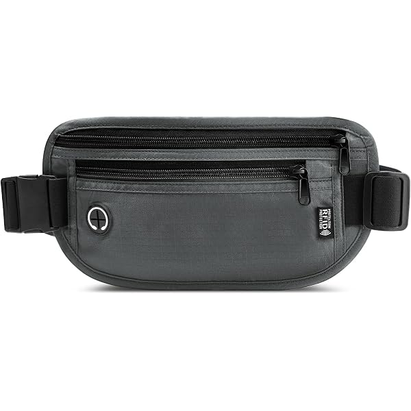 Banane Voyage Antivol RFID - Pochette Ceinture Discrète, Imperméable, Pour Homme Et Femme