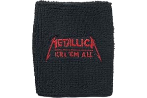Metallica Kill 'Em All - Wristband Unisexe Bracelet éponge Noir